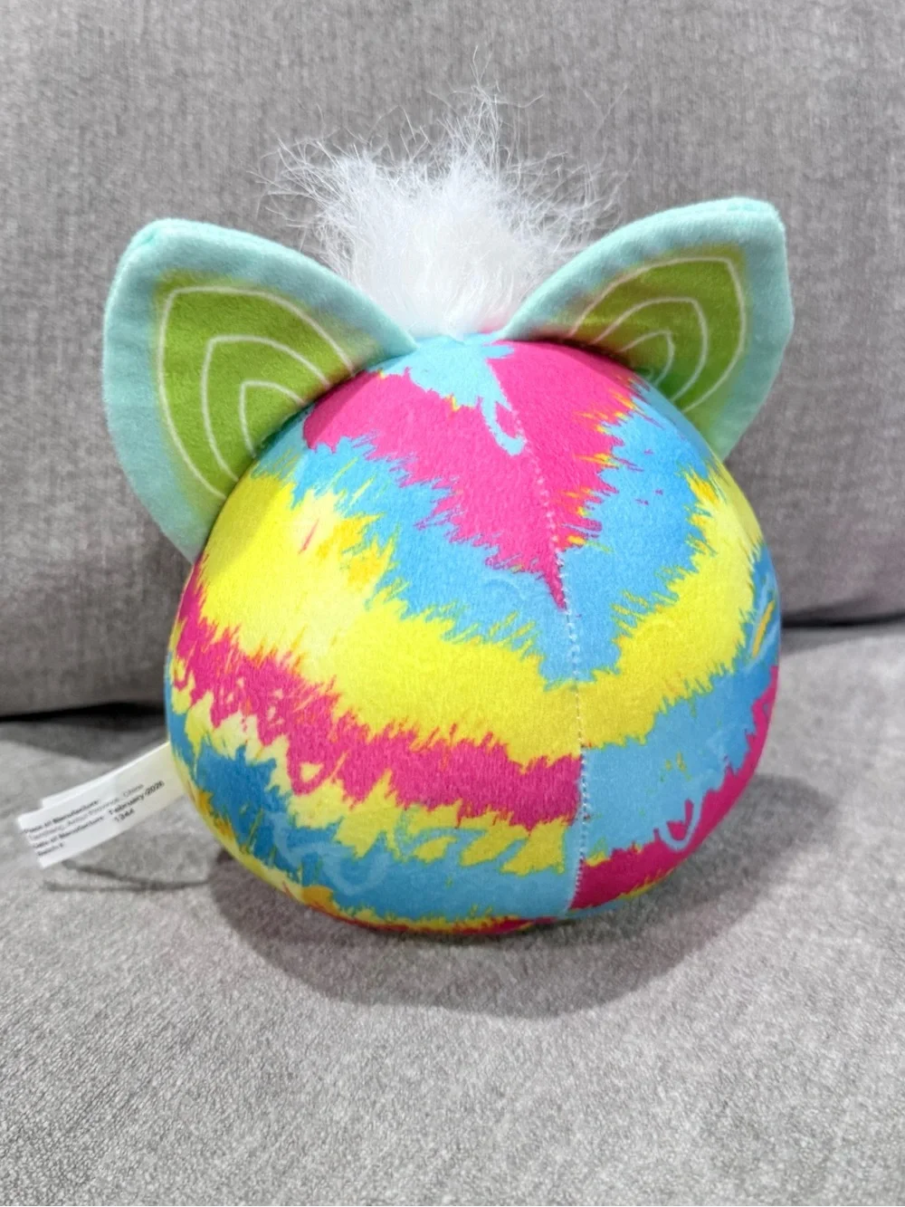 Furby Tie Dye Plush Toy Toy Factory 2026 Stuffed Animal